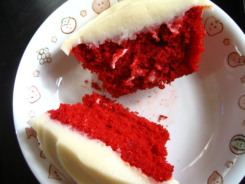 Rose Red Velvet Cupcakes
