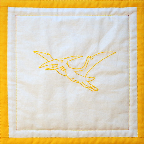 yellow pteranodon