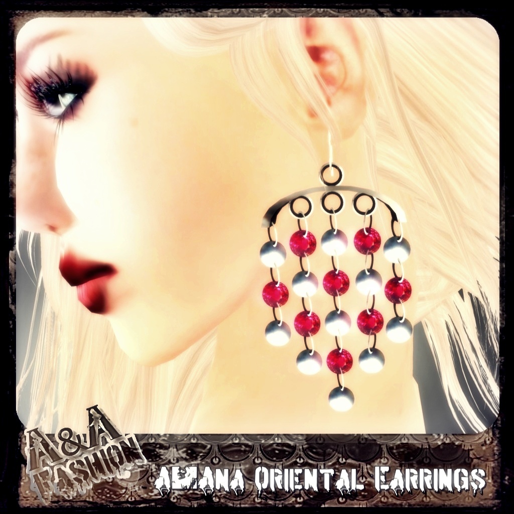 A&Ana Oriental Ruby Earrings
