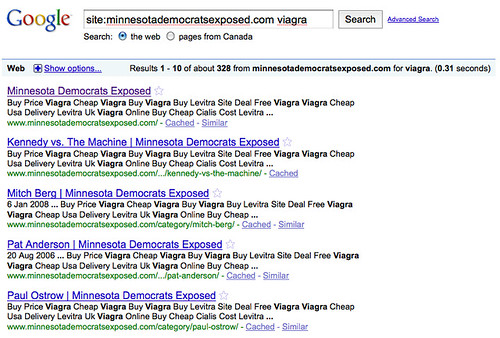 MinnesotaDemocratsExposed.com in the Viagra Business?