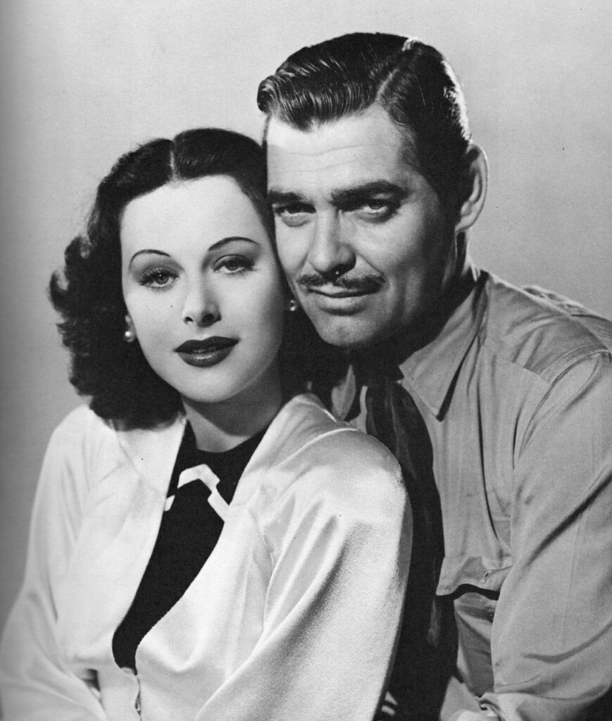Clark Gable and Hedy Lamarr