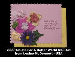 Leslee McDermott Mail Art - USA