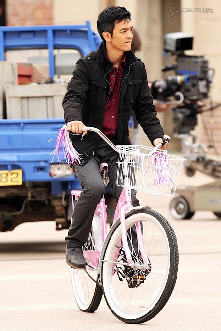 Dimitri en bicicleta