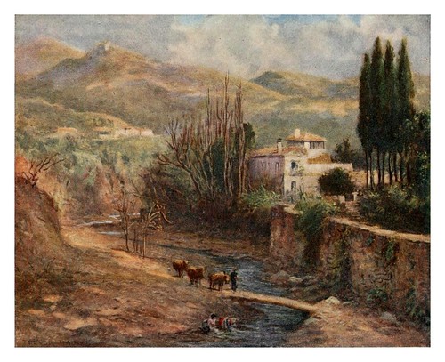 040-Granada-casa de campo en el Darro-Southern Spain 1908- Trevor Haddon