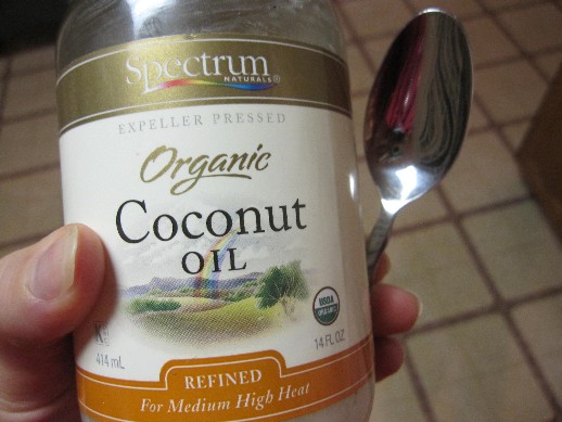 Coconut Oil and Spoon