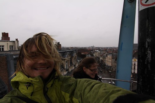 From the Ferris wheel in Lille, northern France.