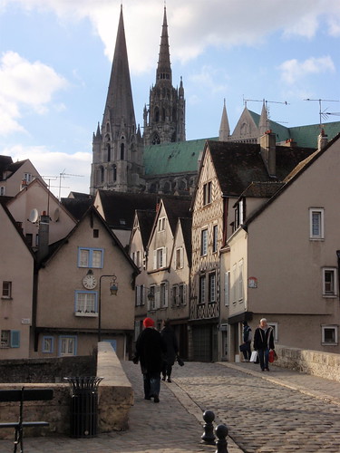 Chartres - old town and Cathedral