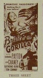 BRIDE OF THE GORILLA (1951) Pressbook detail