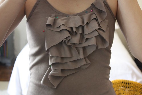 Step 6: Try the Ruffle Shirt On
