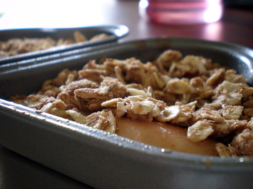 Apple Crumble for One - We're Not Much More Than Anything..