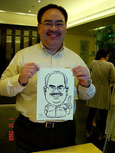 Caricature live sketching for Siam Express - 3