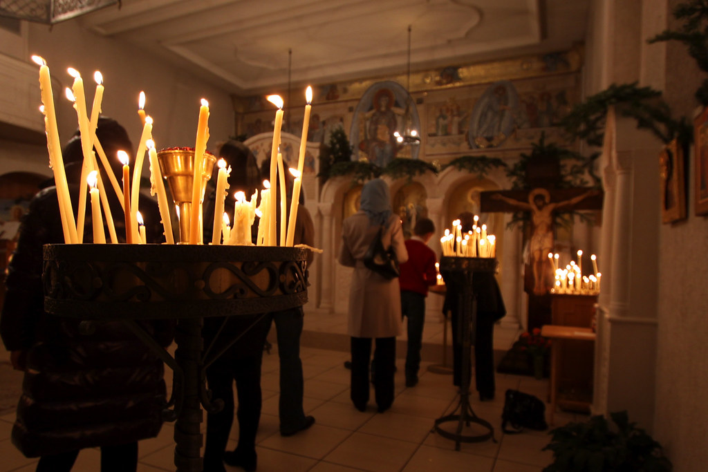 : Weihnachtsmesse 2010 in der Russisch-orthodoxen Auferstehungskirche in Z