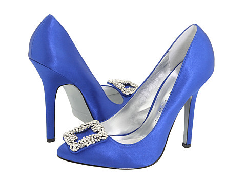 Blue Wedding Shoes by Martinez Valero