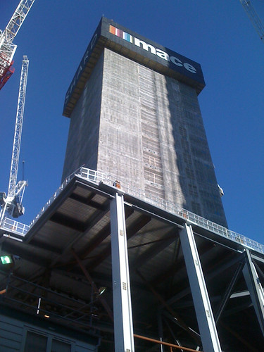 The incomplete Shard building,