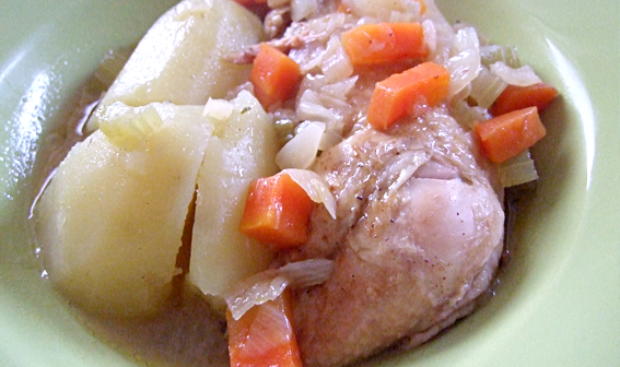 Chicken leg stew