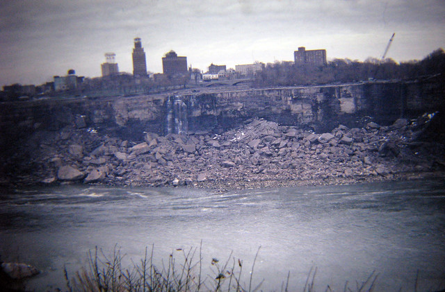 Dewatered Niagara Falls