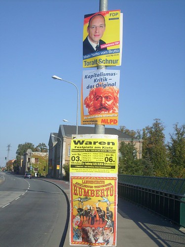 Poster zur Landtagswahl - Wahlkampf