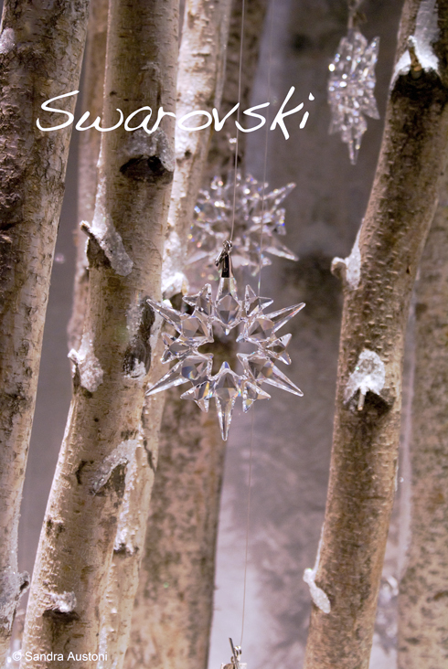 Swarovski crystal snowflakes (Lord & Taylor - NYC)