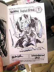 Wondercon 2010: sketch of Norman Anklebiter