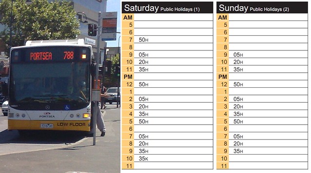 POTD: Mornington Peninsula: hopelessly infrequent buses, or ever-growing traffic congestion - your choice