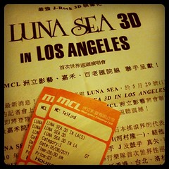 Luna Sea 3D in L.A.