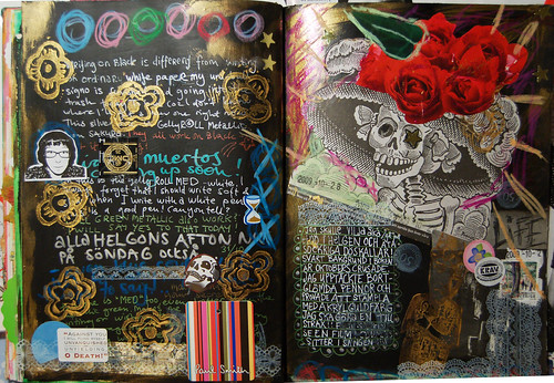Art Journal: Dia de los Muertos 2009 (Copyright Hanna Andersson)