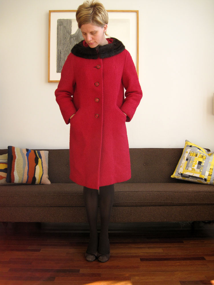the 1950s pink coat