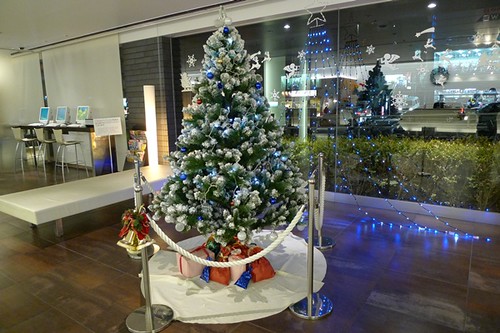 你拍攝的 東新宿太陽道大廳聖誕樹。