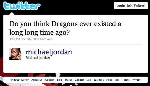 Twitter de Michael Jordan