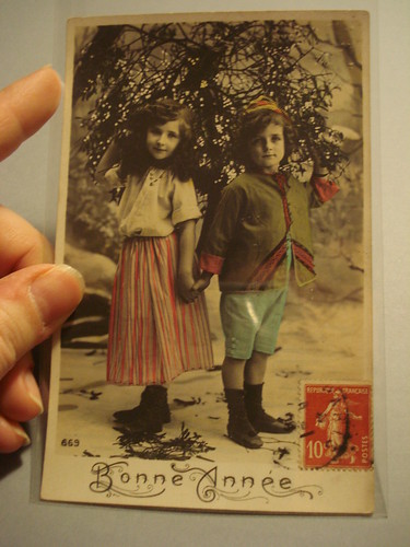 Hand coloured postcards