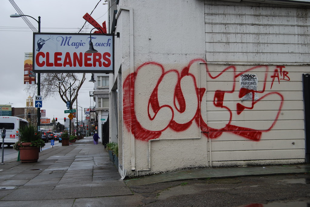 LUTE ATB Graffiti Throwie in Oakland, California. 