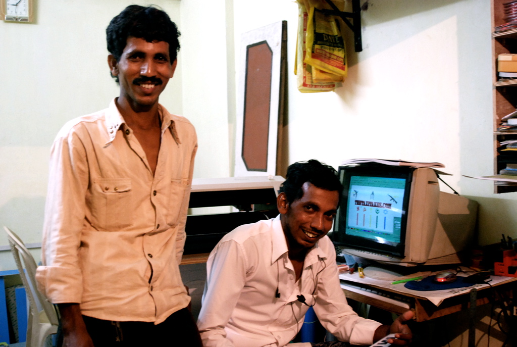 The two brothers who run Akram Studio