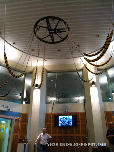 strings of bells in bell tower