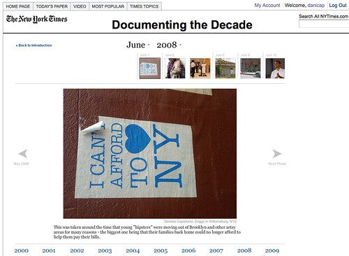 My Photo In NYTimes.com "Documenting The Decade"