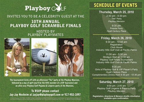  Playboy Golf Celebrity Classic, Lingerie &amp; Pajama Party, Playboy Mansion