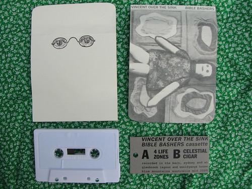 Vincent Over the Sink - Bible Bashers - Goaty Tapes (inserts)
