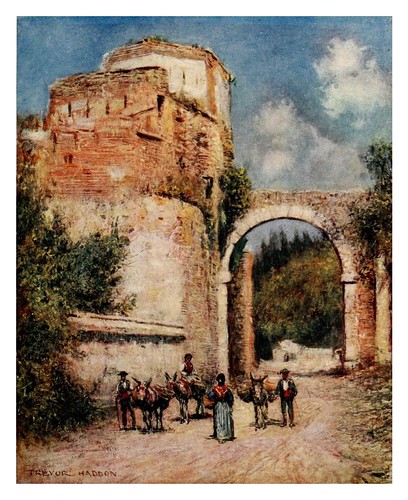 033-Granada-Acueducto de la Alhambra-Southern Spain 1908- Trevor Haddon