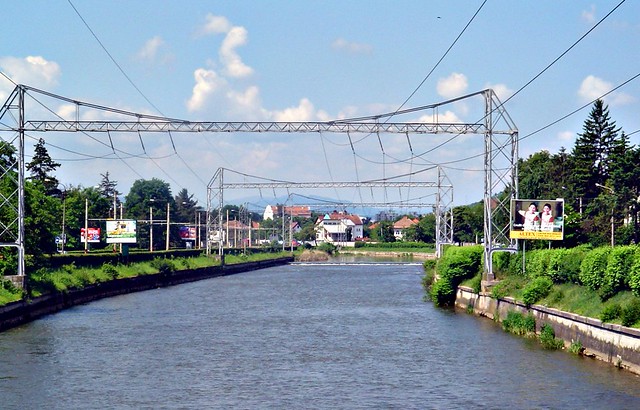 Little Somes River in Cluj-Napoca, Romania