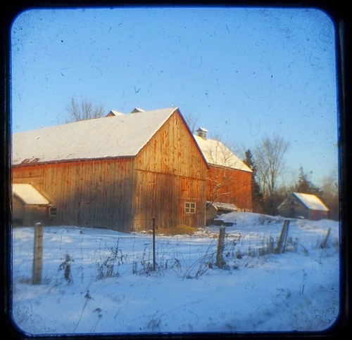 332:365 Old barn in winter