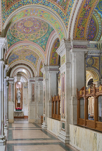 Cathedral Basilica of Saint Louis, in Saint Louis, Missouri, USA - ambulatory