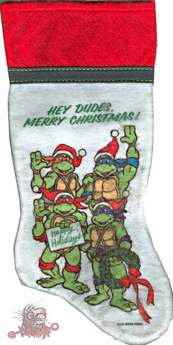 International Silver Company :: "Teenage Mutant Ninja Turtles"  - 'HEY DUDES,MERRY CHRISTMAS ! '  (( 1990 ))