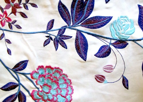 Embroidered fabric 3