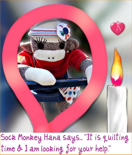 Sock Monkey Hana says... "We are all in this together..."