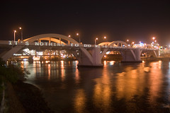 William Jolly Bridge at night