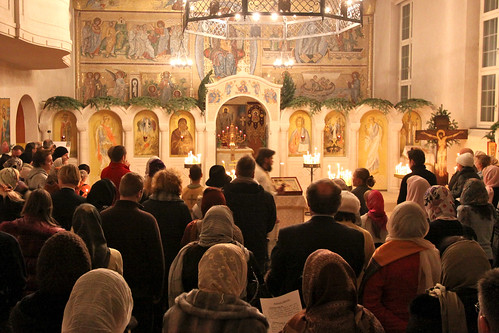 Weihnachtsmesse 2010 in der Russisch-orthodoxen Auferstehungskirche in Z