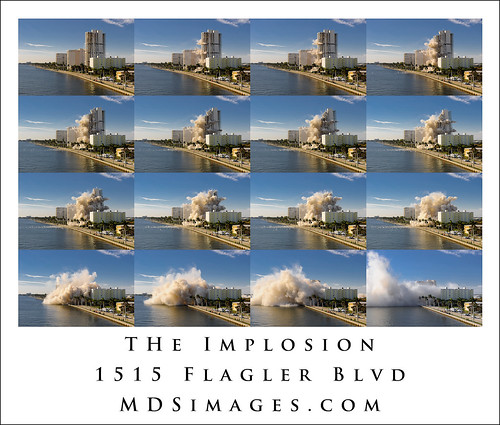 The Implosion of 1515 Flagler - sequence of the art