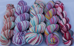 Alice in Wonderland Dye Ends on Spirit Worsted 8.9 oz (...a time to dye)