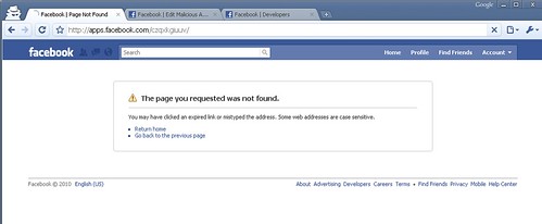 malicious facebook app