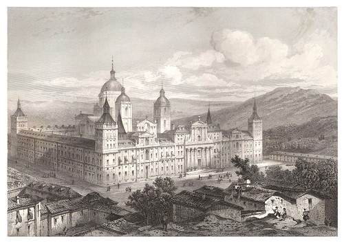 012-El Escorial-Voyage pittoresque en Espagne et en Portugal 1852- Emile Bégin