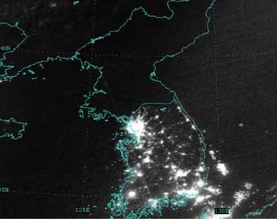 North Korea from Space